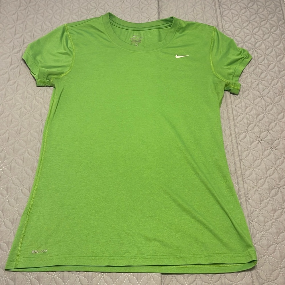 Nike green Dri-Fit workout shirt
